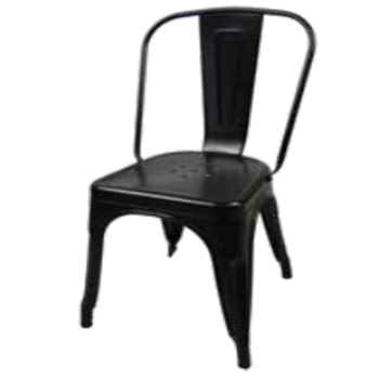 metalic-black-chair
