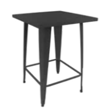 black-square-high-table