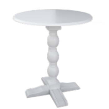 white-wooden-round-high-table