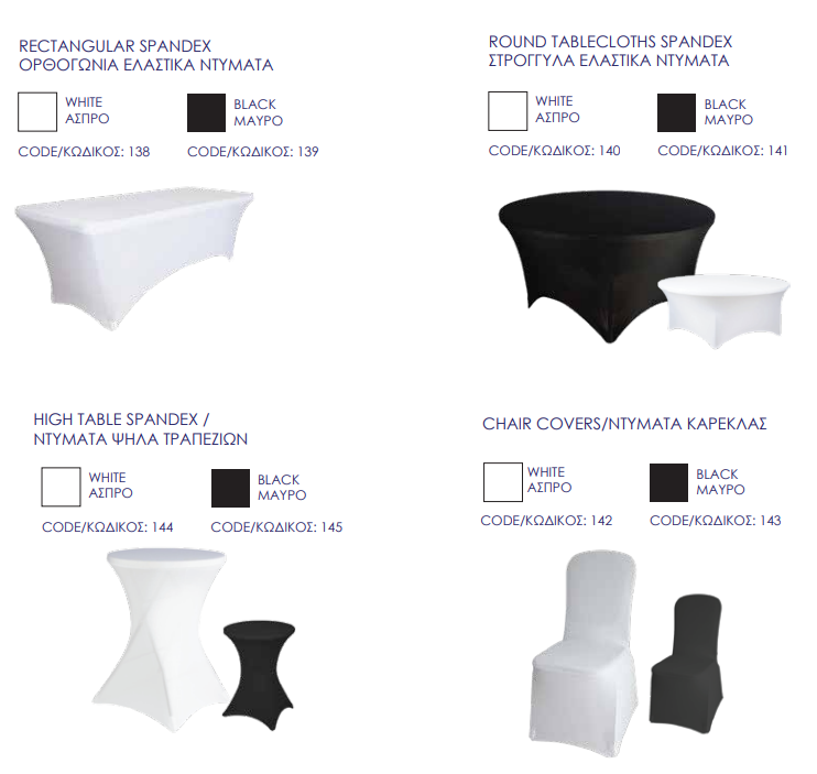 spandex-linen-products