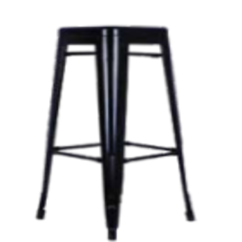 metalic-black-stool