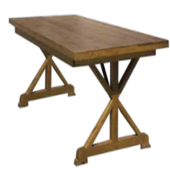 farm-house-cross-leg-wooden-table