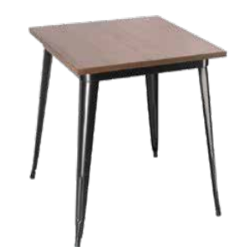square-metal-leg-table