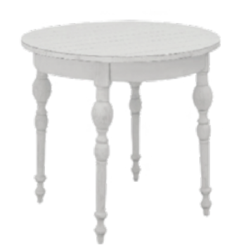 white-wooden-round-table