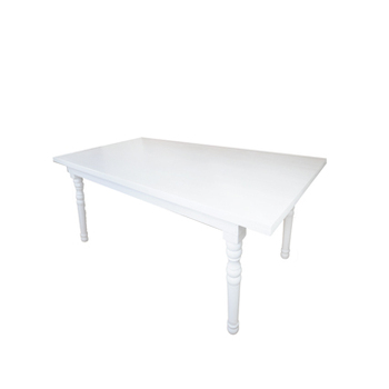 wooden-white-rectangle-table
